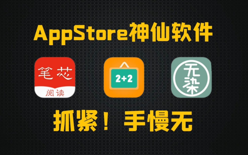 盘点三款伪装上架AppStore的宝藏软件!真的是用iPhone的必备App阿!哔哩哔哩bilibili