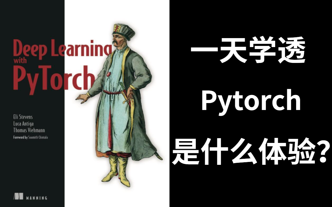 高效动手学!计算机博士高效讲解【Pytorch入门到实战教程】,一天学透是什么体验?附全套课件源码人工智能/机器学习/深度学习框架/计算机视觉哔哩哔...