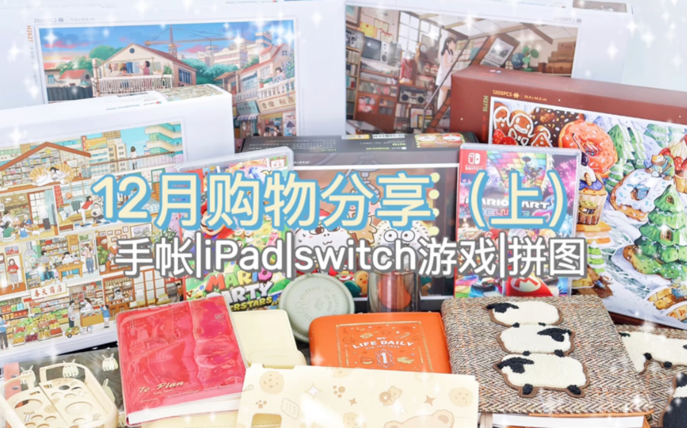 【12月购物分享(上)】iPad及其配件|Switch游戏及保护壳|拼图|手帐相关哔哩哔哩bilibili