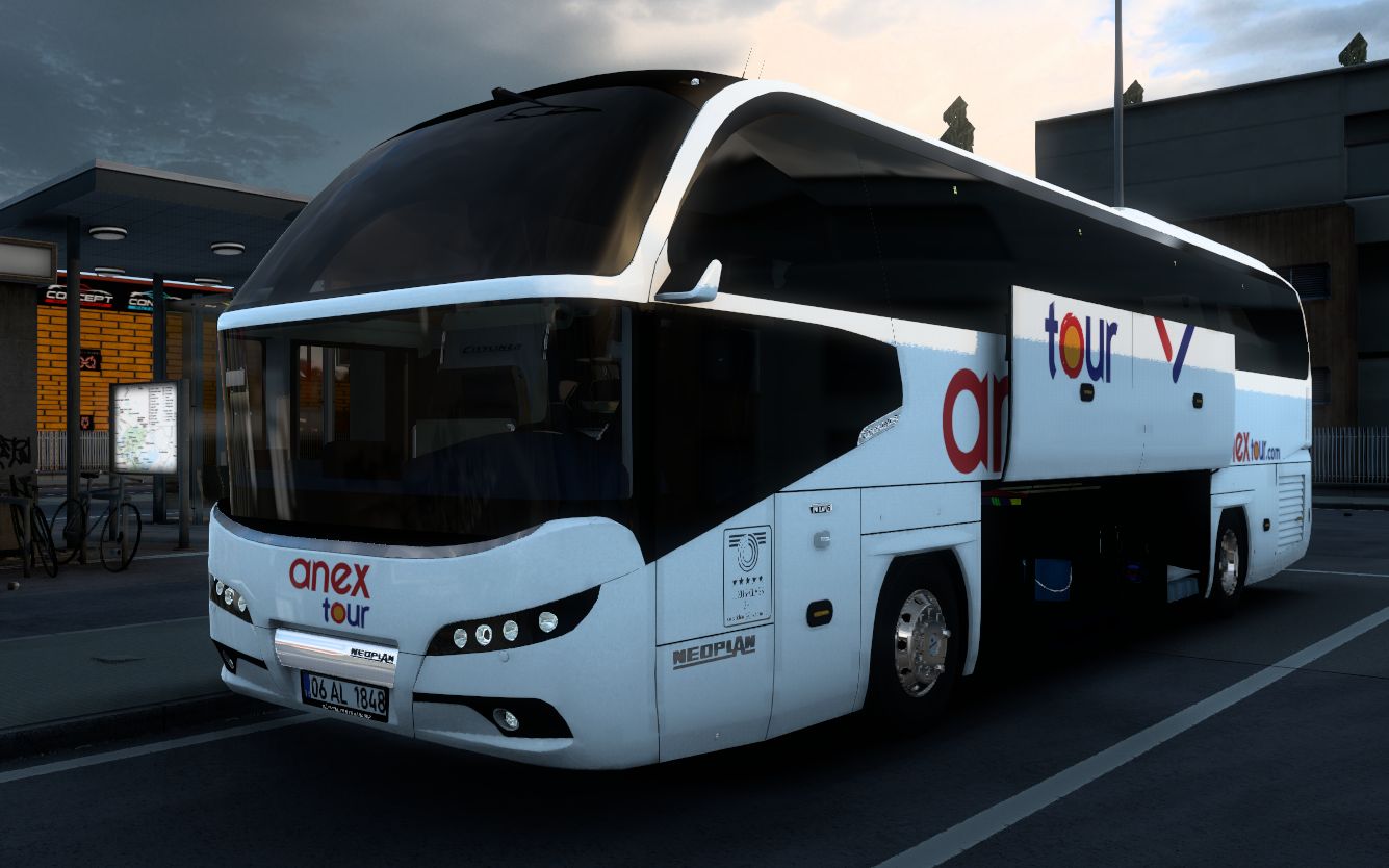 欧洲卡车模拟2:尼奥普兰豪华巴士运载乘客!