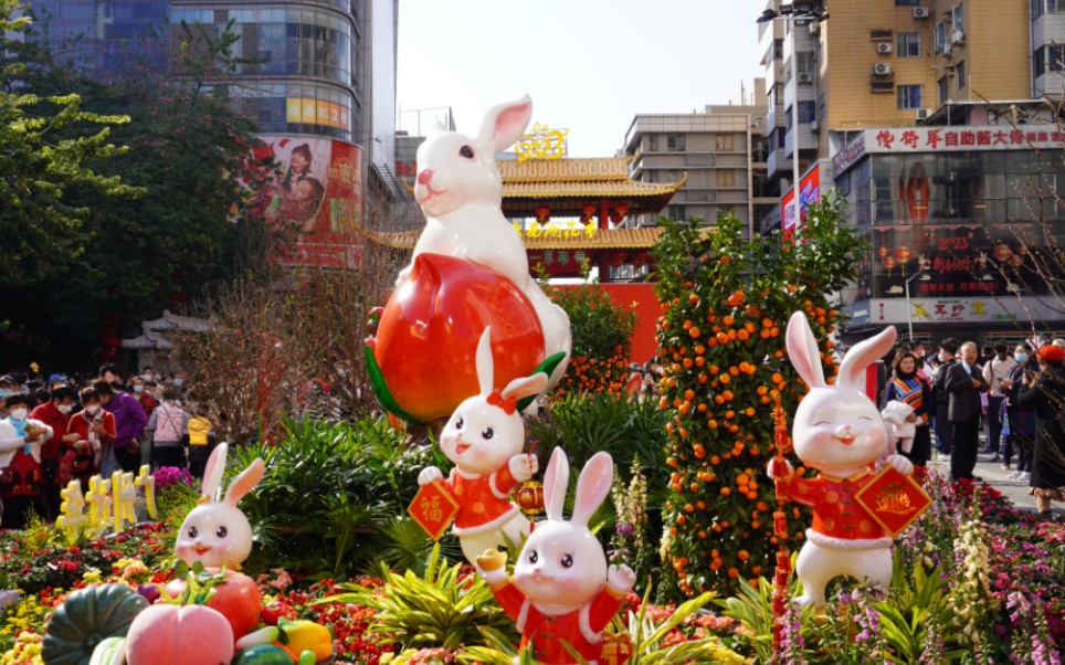 广州越秀西湖花市