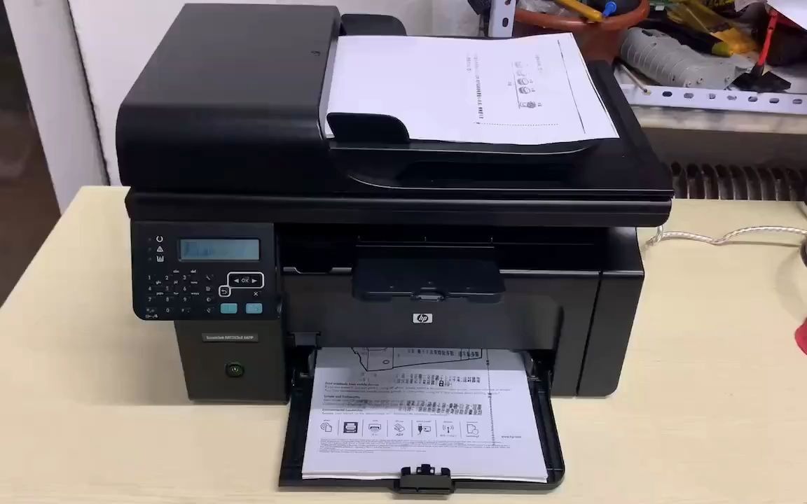 23_惠普m1213nf 扫描复印打印激光一体机,1136升级款,机器成色特别新