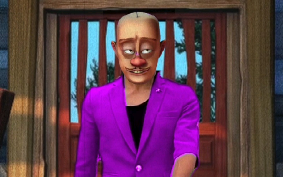 光头强版紫色幽灵泰裤辣!