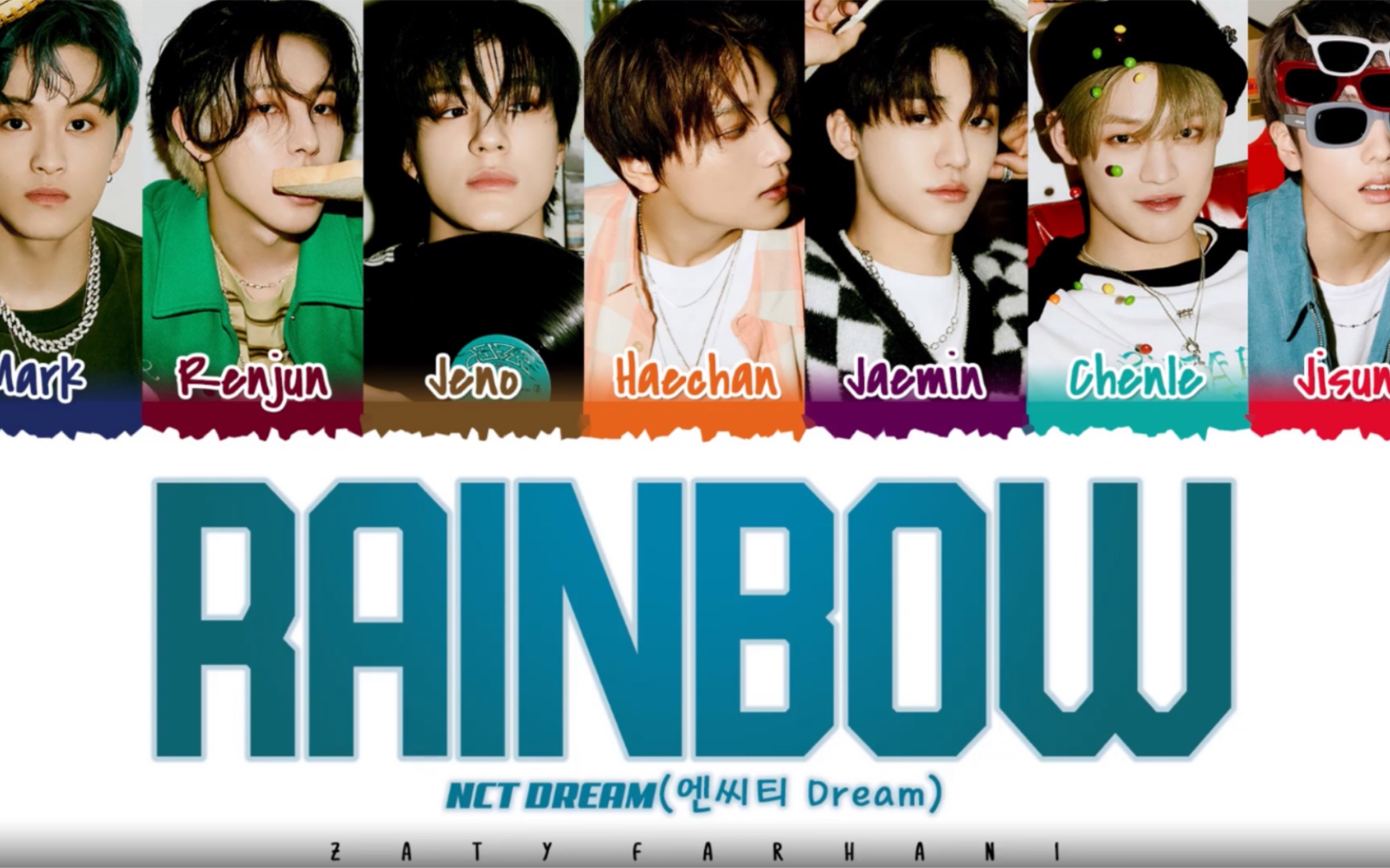 [图][歌词分配] NCT DREAM - 书签 (Rainbow)