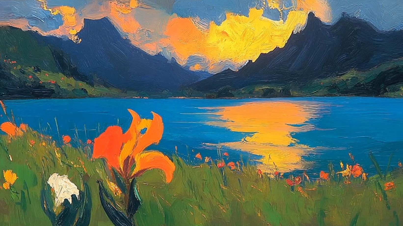 印象派油画《万疆的肌理》