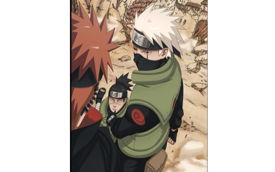 外国人看火影泪目【卡卡西vs佩恩】阵亡三部曲/卡卡西之死_哔哩哔哩