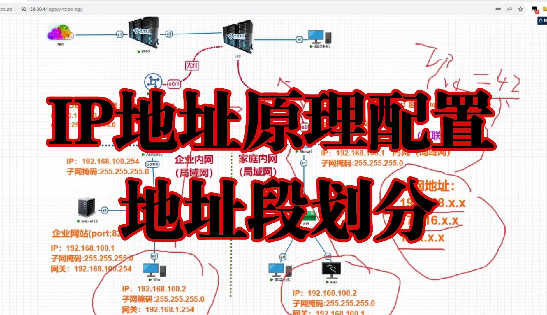 网络工程师手把手教你用ensp模拟配置IP地址段划分!子网掩码丨网关丨DNS(附子网掩码计算器、ensp安装包、配置命令)哔哩哔哩bilibili