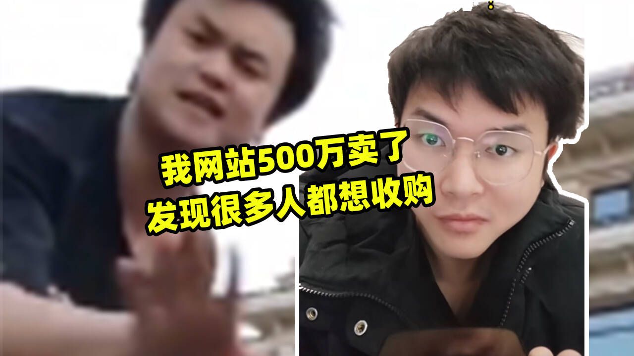 我网站500万卖了,发现很多人都想收购这下财务自由了.哔哩哔哩bilibili