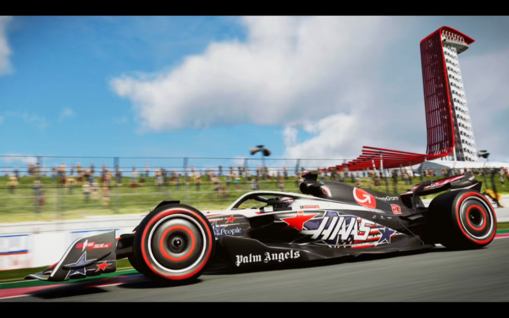 哈斯车队发布f1美国大奖赛特殊赛车涂装