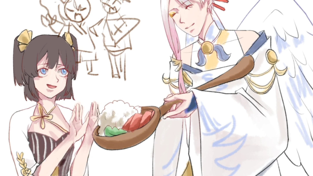 鹄羹喊少主们回家吃饭_哔哩哔哩_bilibili