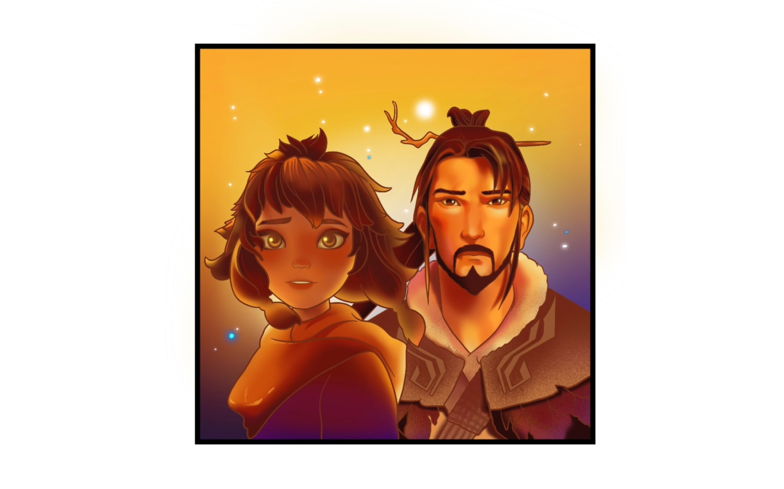 爸爸画的姜子牙和小九vs我画的姜子牙和小九