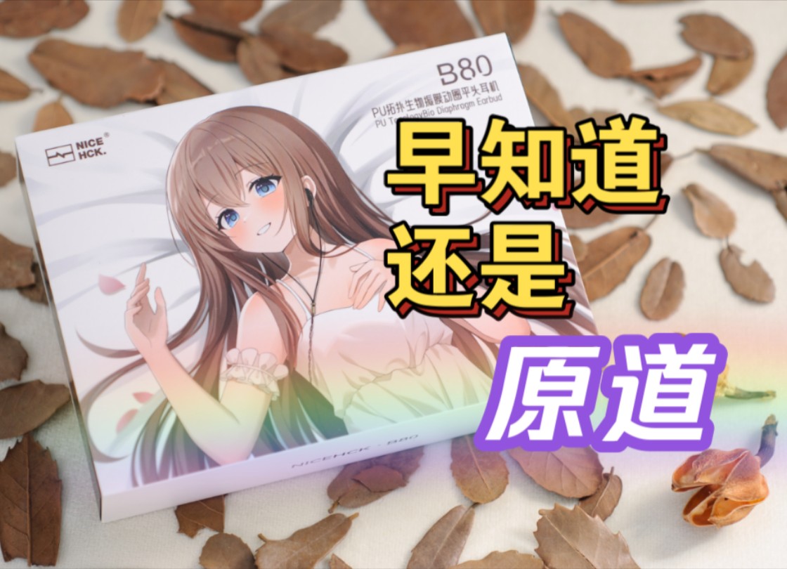 NICEHCK原道新品平头耳塞B80首发开箱简评哔哩哔哩bilibili