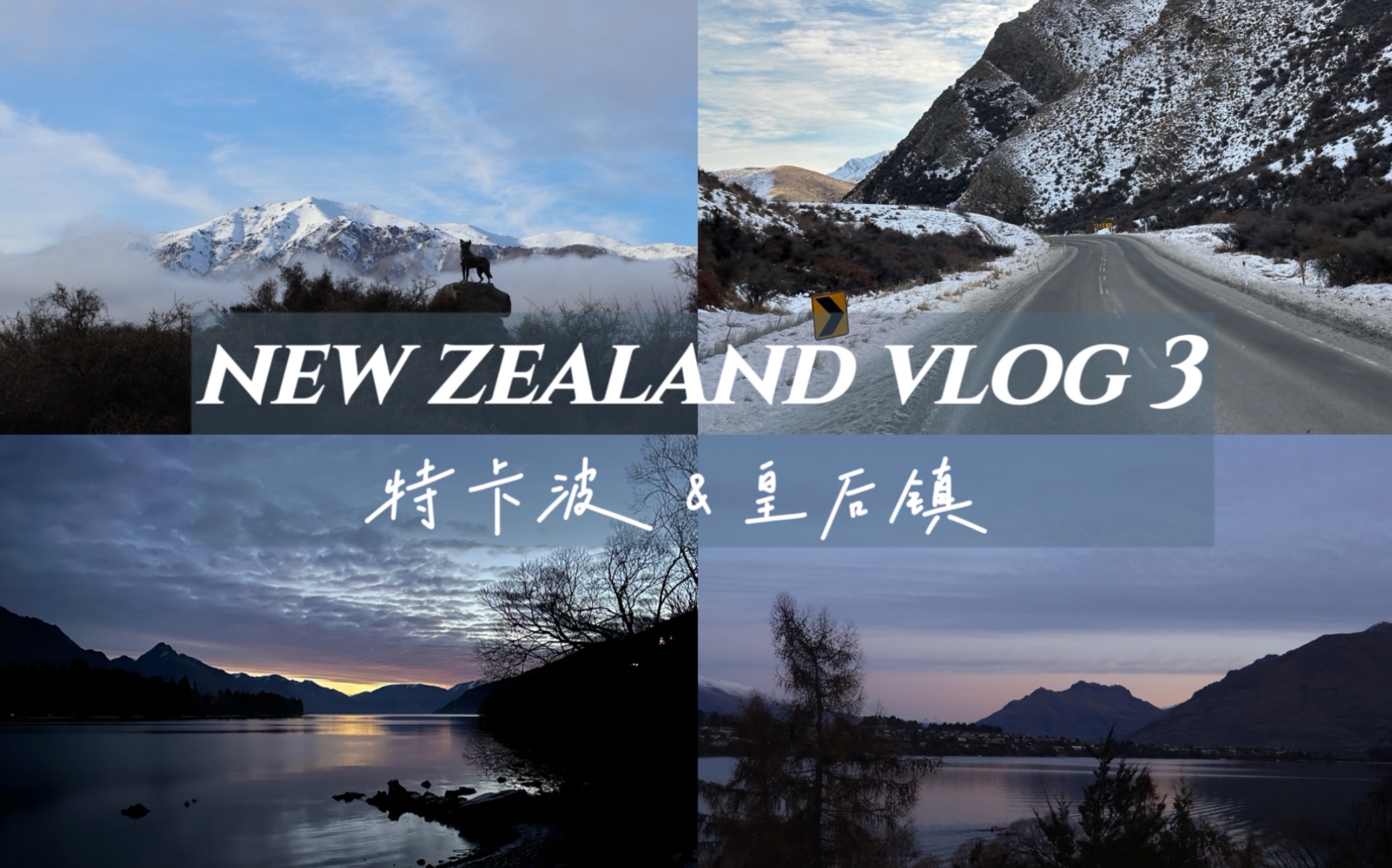 新西兰vlog3是公路旅行「皇后镇」哔哩哔哩bilibili