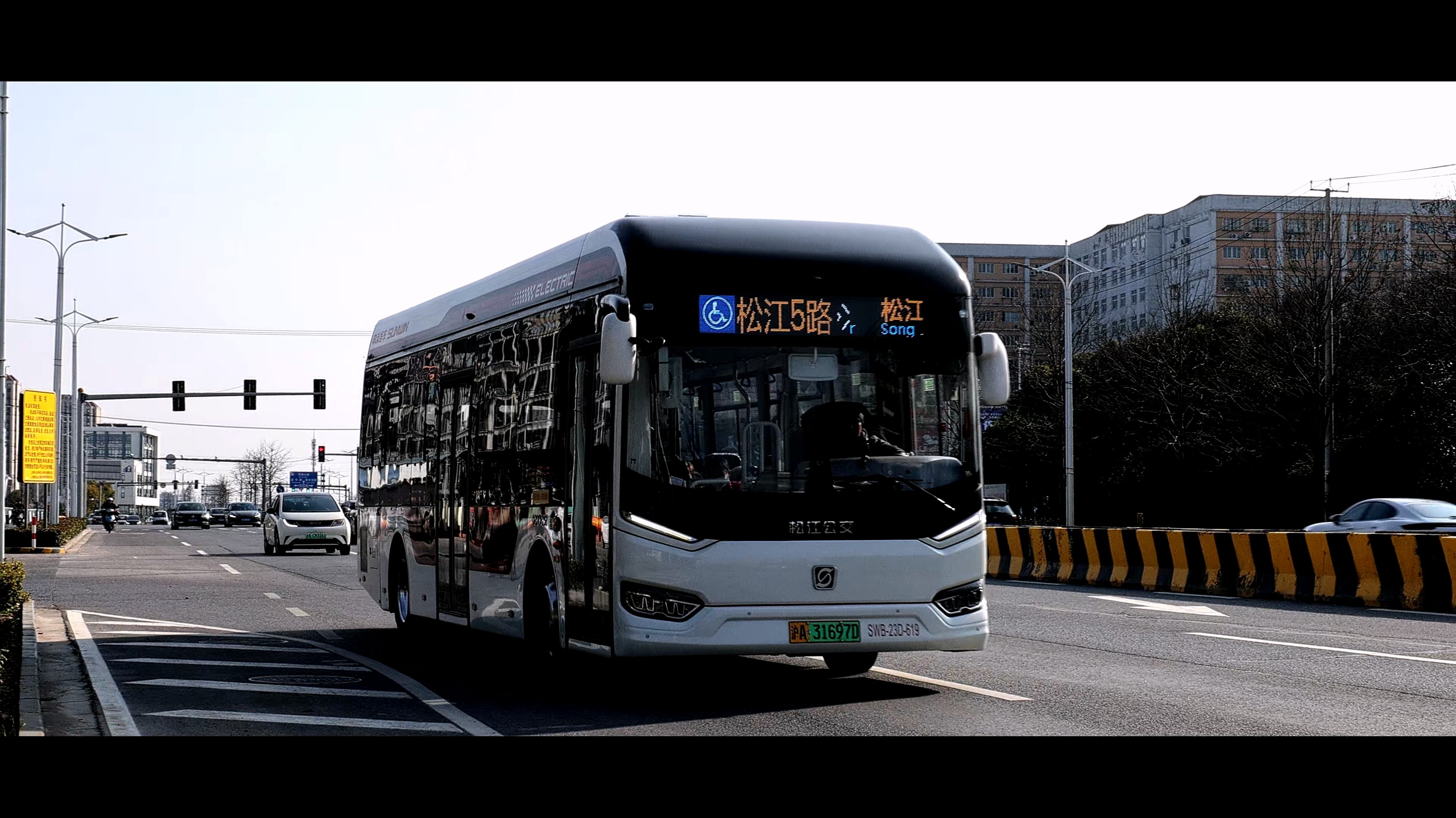 上海公交 松江公交 松江5路 swb-23d-619