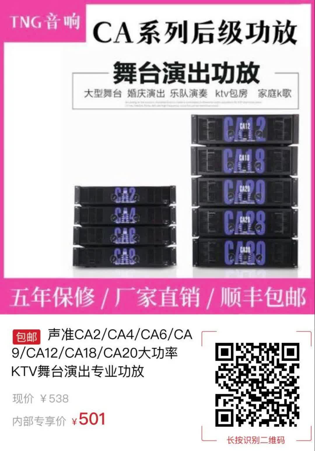 声准ca20功放参数图片