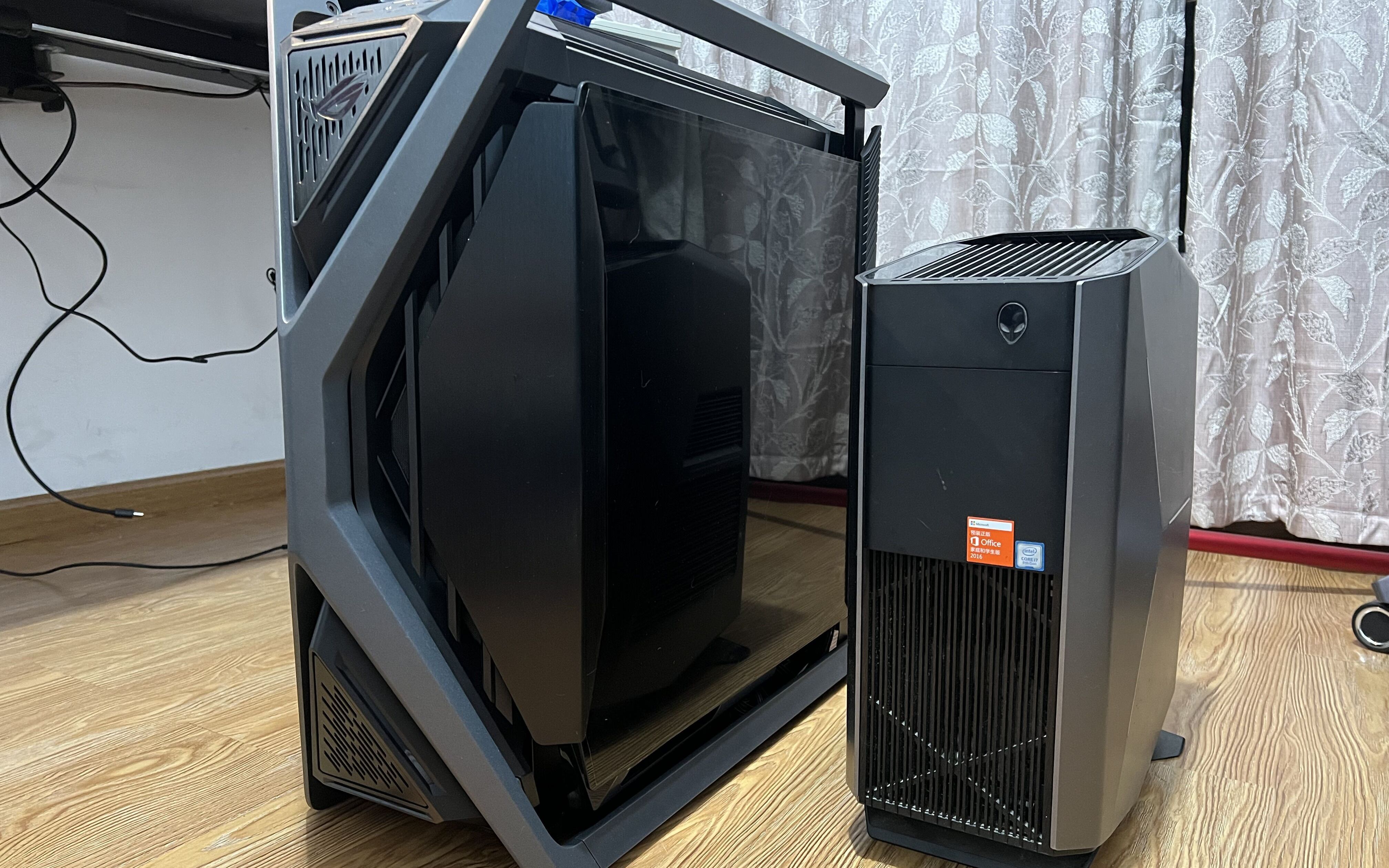 北子的新电脑(完全体)分享--rog4090 暗黑主板 创世神机箱