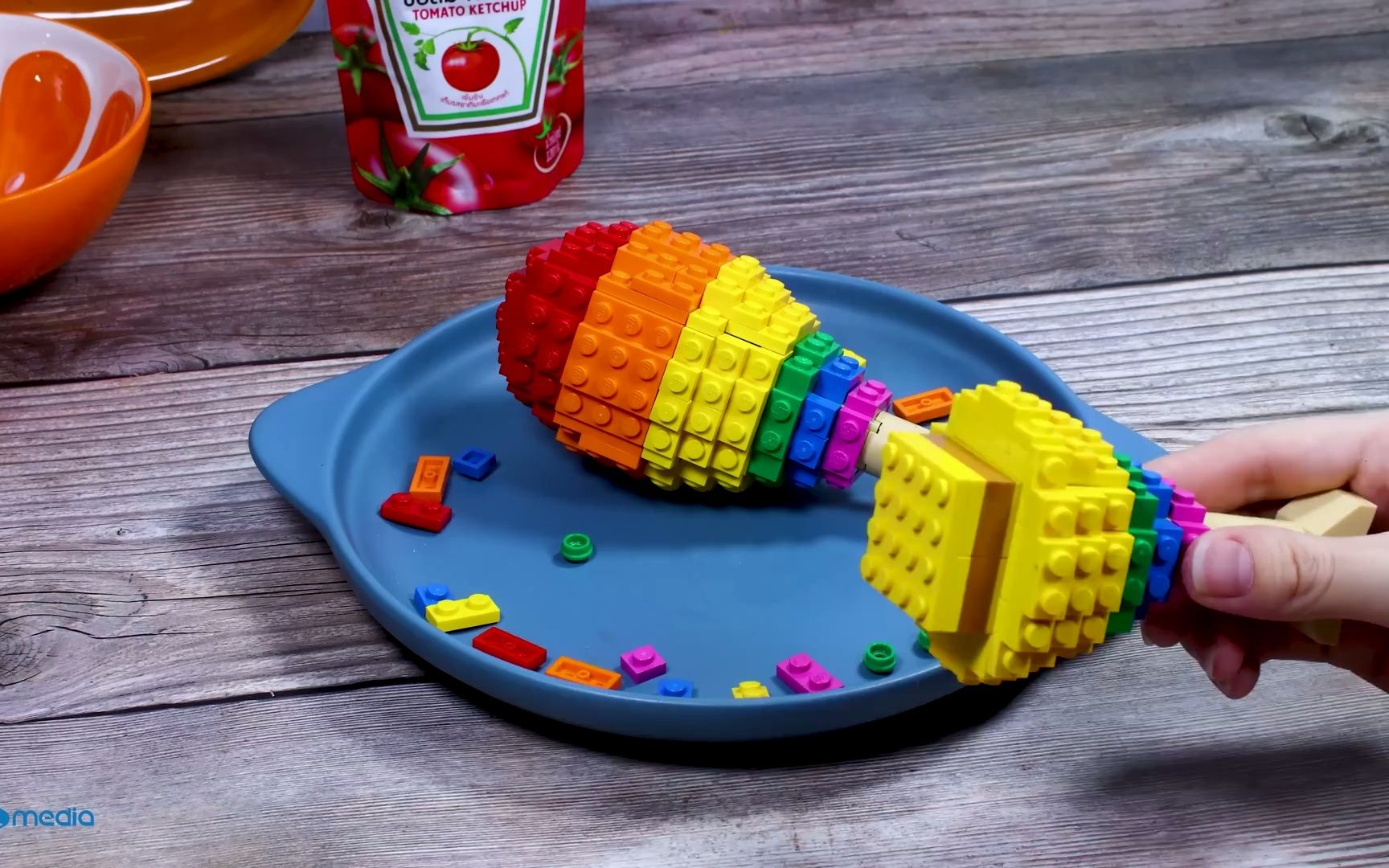 【定格动画】乐高西瓜冰淇淋