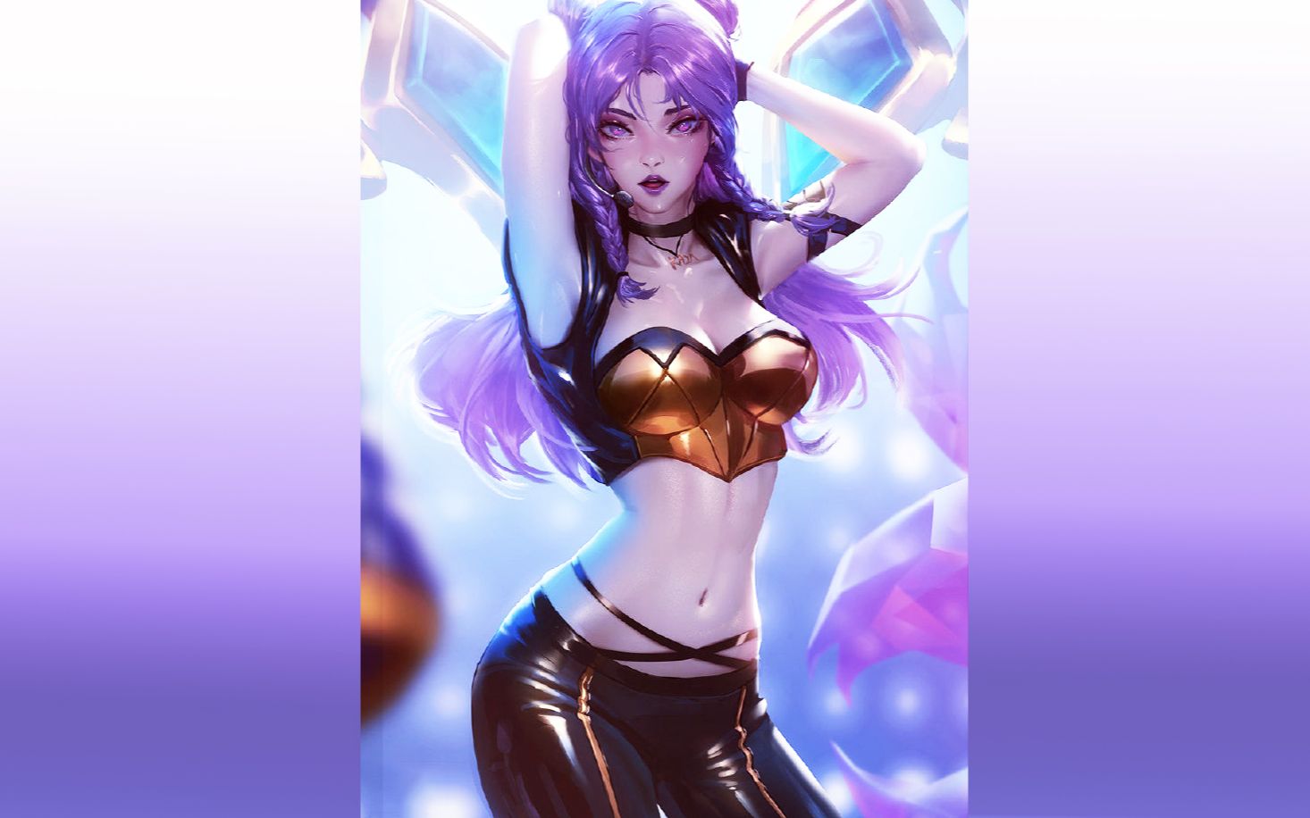 3d人物建模lol卡莎全流程讲解,直播造k/da女团老婆(下)_哔哩哔哩_bili