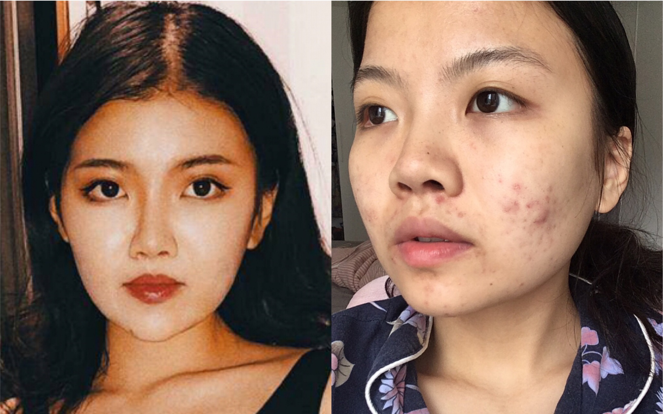 蓝猫makeup路人长相瑕疵皮逆袭复古撩人a妹整容级修容瘦脸