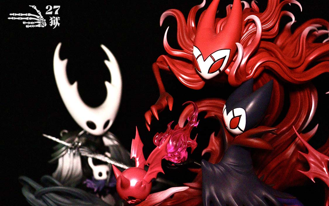 【空洞骑士】格林梦魇,共生共灭——27狱自制格林角色雕像