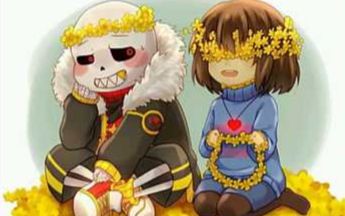 (undertale) sans x frisk / 