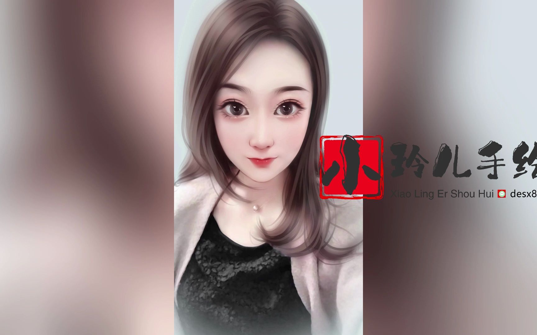 神仙颜值的动漫头像女 qq头像女生卡通 小玲儿手绘头像哔哩哔哩bilibili