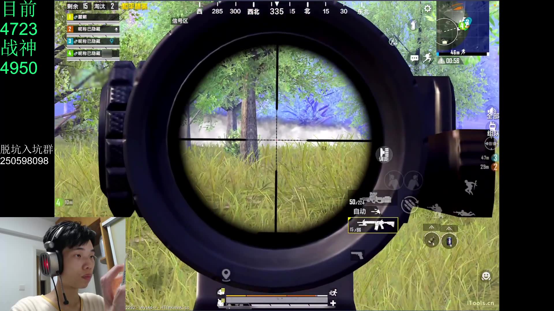 【和平精英-鲨鱼哟】直播第一视角2024-06-01-21 场