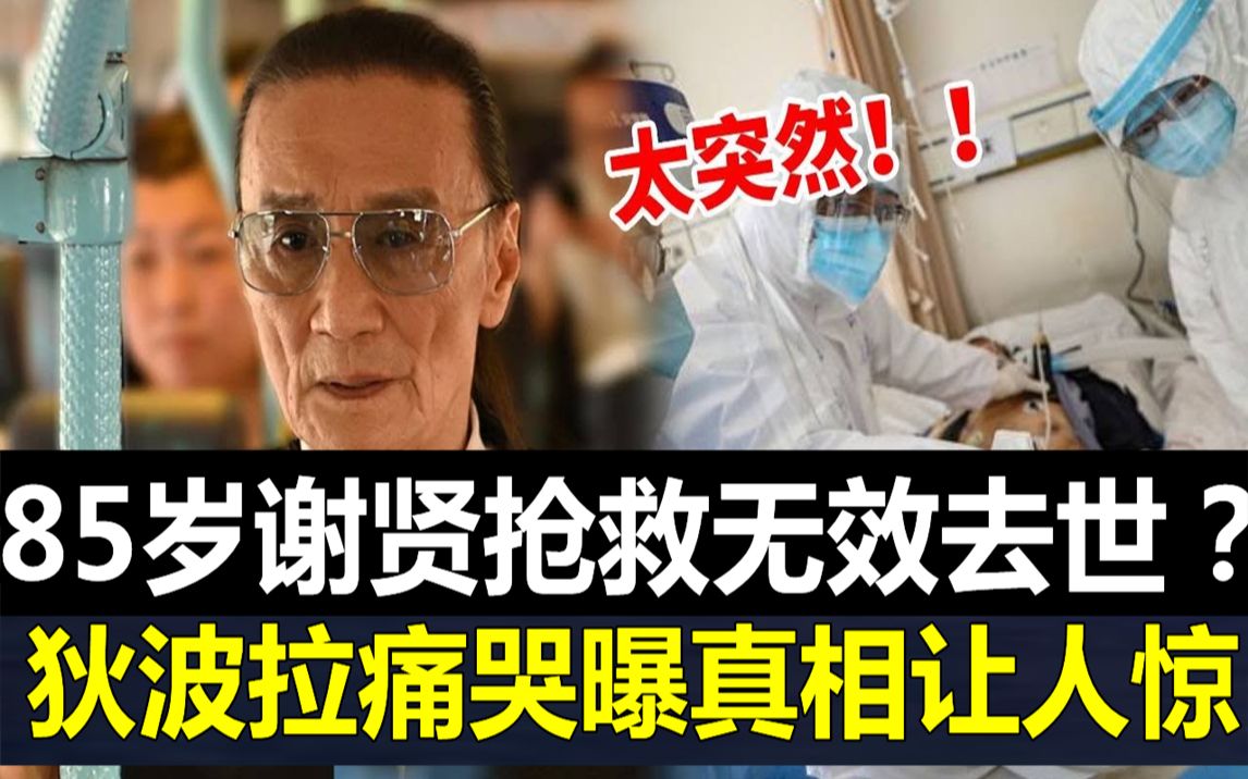 轰动全港!85岁谢贤脑梗突传离世!?狄波拉痛哭曝真相惊人,小女友Coco简直不是人!#谢贤#狄波拉#Coco#JUST娱乐哔哩哔哩bilibili