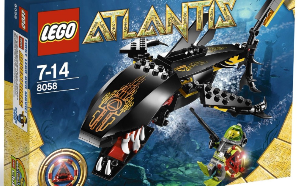 乐高 亚特兰蒂斯 8058 大鲨鱼 速组评测