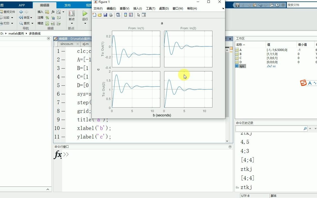 matlab状态空间哔哩哔哩bilibili