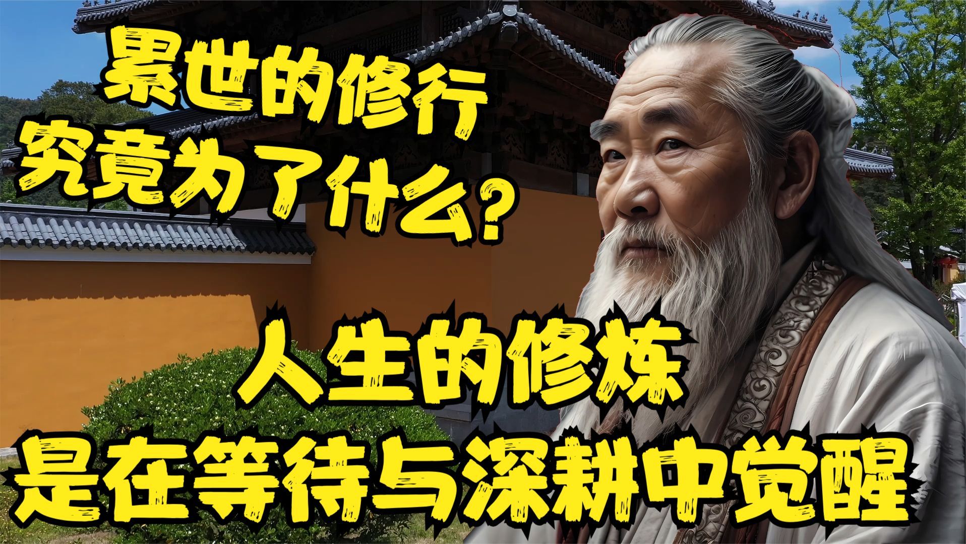 累世的修行,究竟为了什么?人生的修炼是在等待与深耕中觉醒!哔哩哔哩bilibili