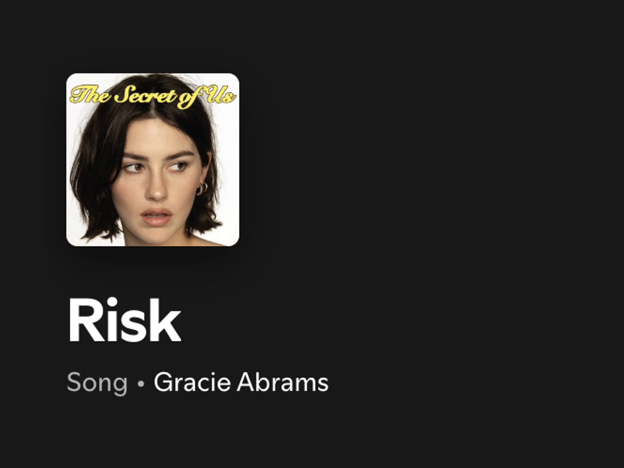 risk  Gracie Abrams 翻唱哔哩哔哩bilibili