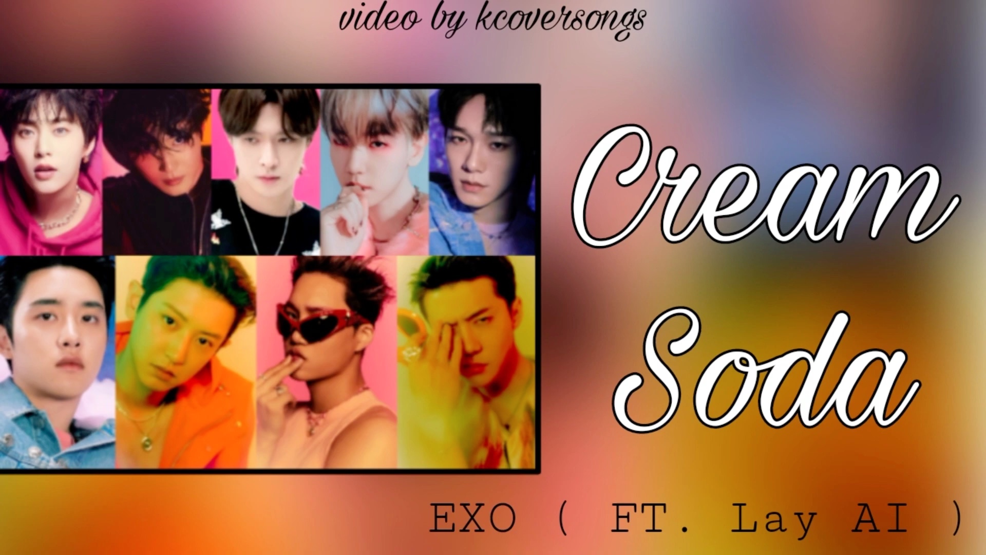 【ai cover】exo cream soda 九人(张艺兴ai版)