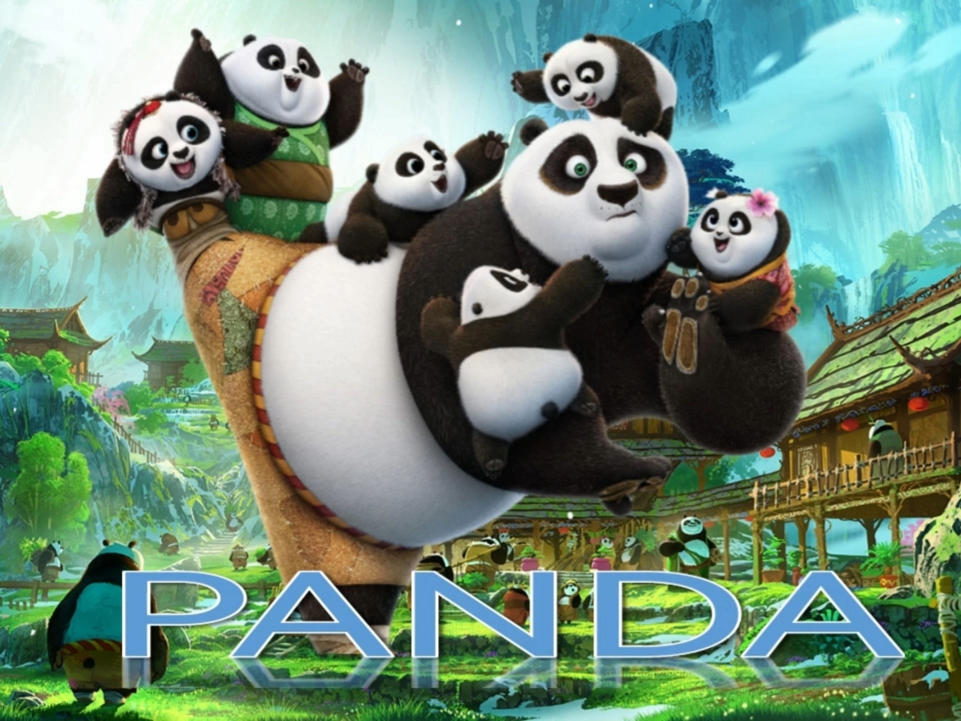 功夫熊猫ppt模板分享