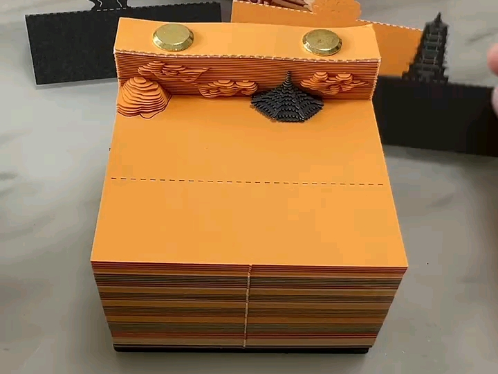 "纸雕便签 "