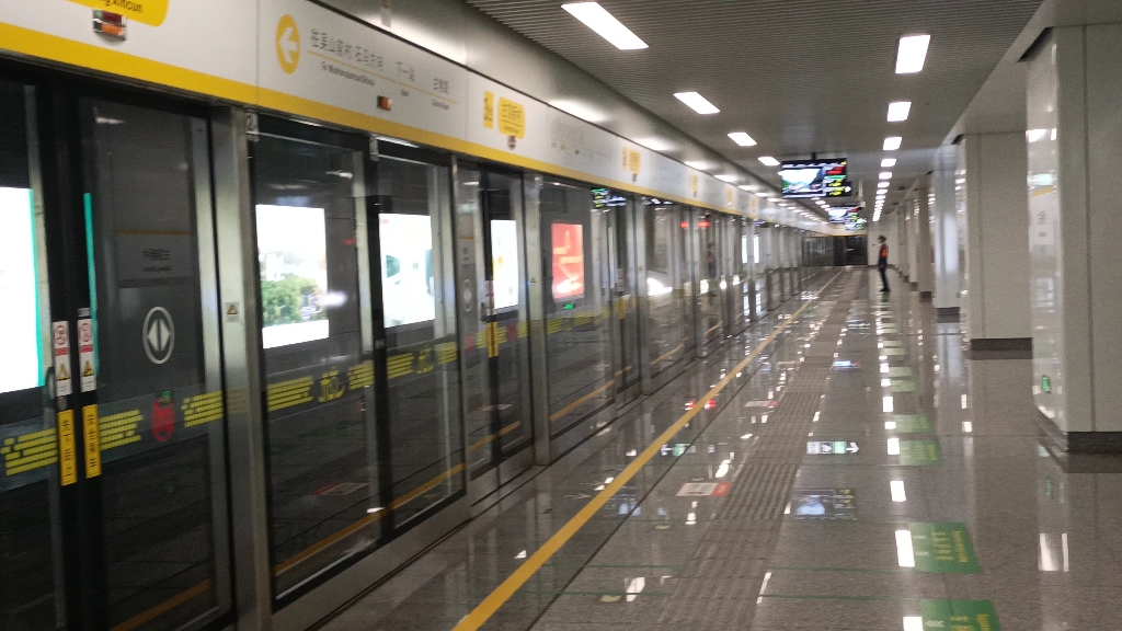 杭州地铁3号线 古荡新村 上行进站