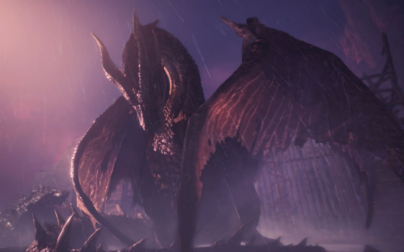 怪猎冰原黑龙的快乐搓背工