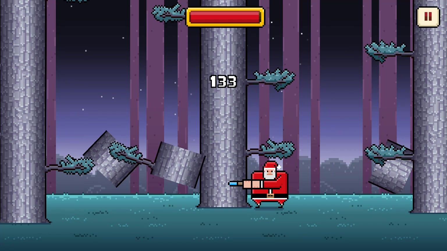 杀时间小游戏 —— timberman 疯狂伐木工