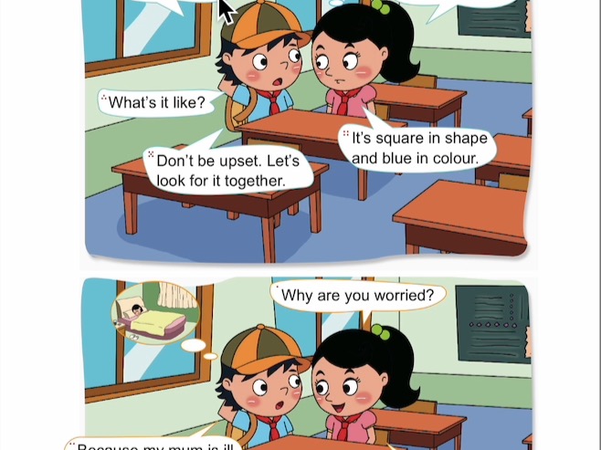 小学英语北京版四年级上册l3指读