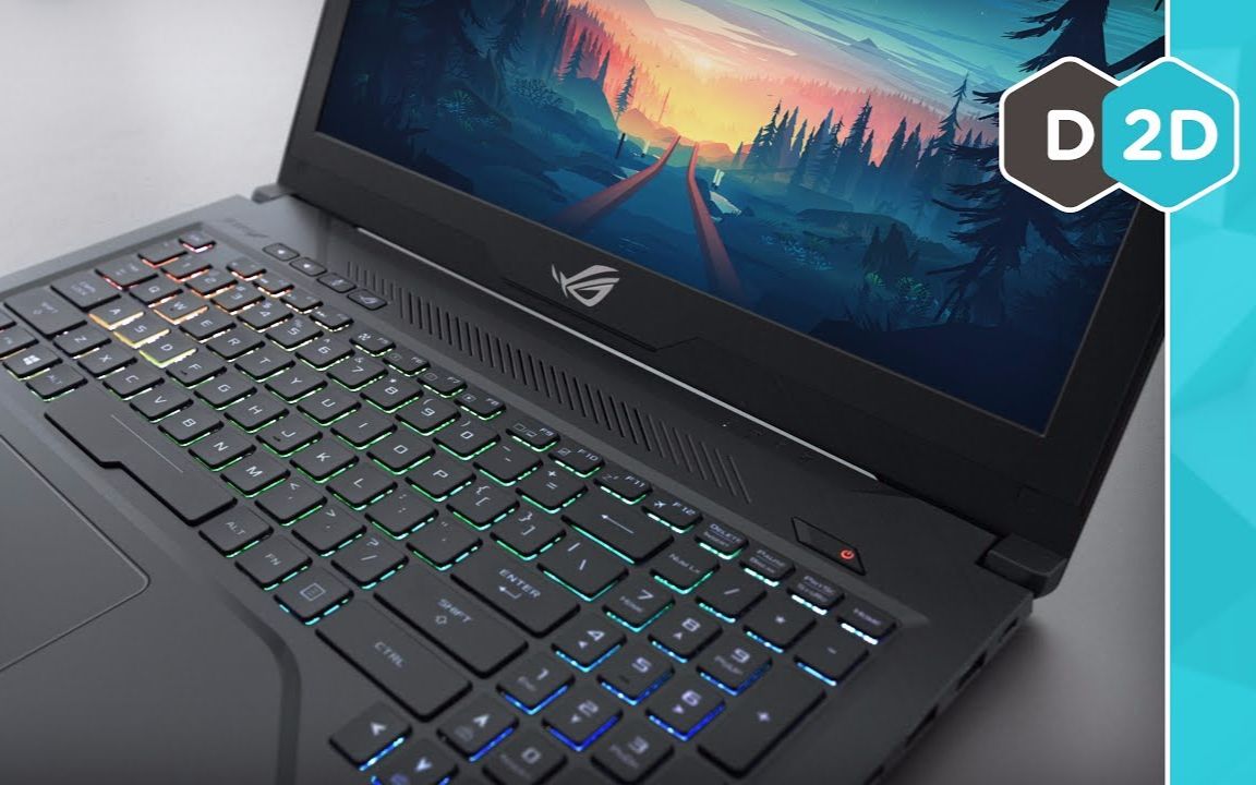 d2d华硕roggl503最便宜的rog但有同价位最好的屏幕tb字幕