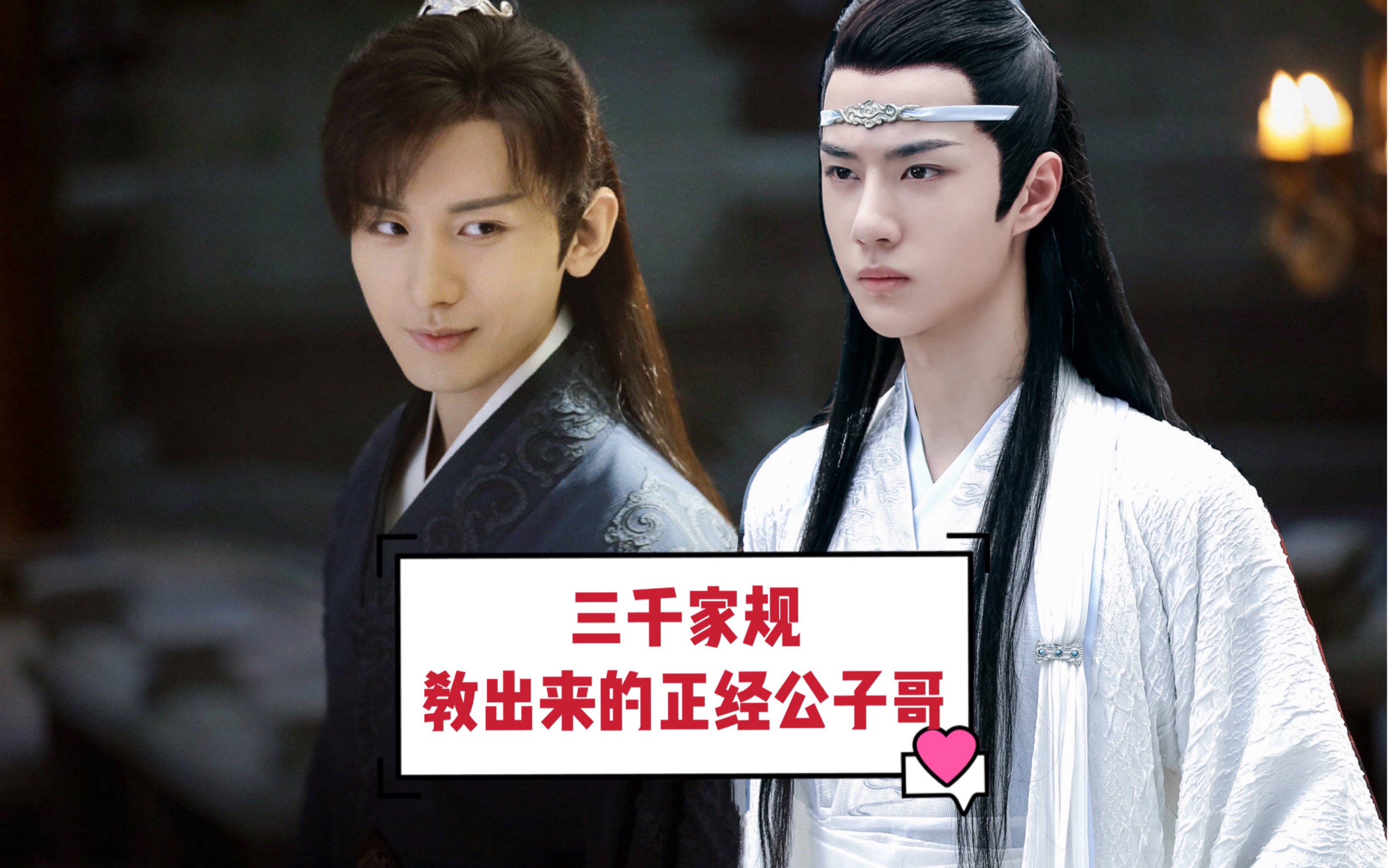 【蓝忘机&禹司凤】离泽宫男德班首徒禹司凤,像极