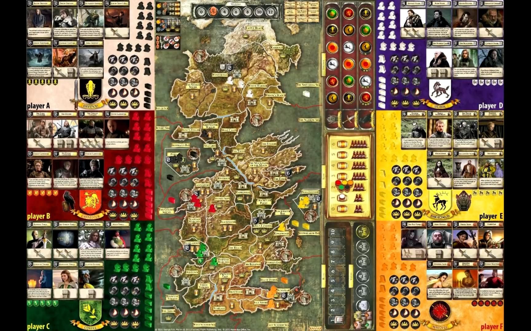 [图]《权力的游戏版图版（第二版）》(2011) 策略和技巧 Game of Thrones 2nd Edition Board Game