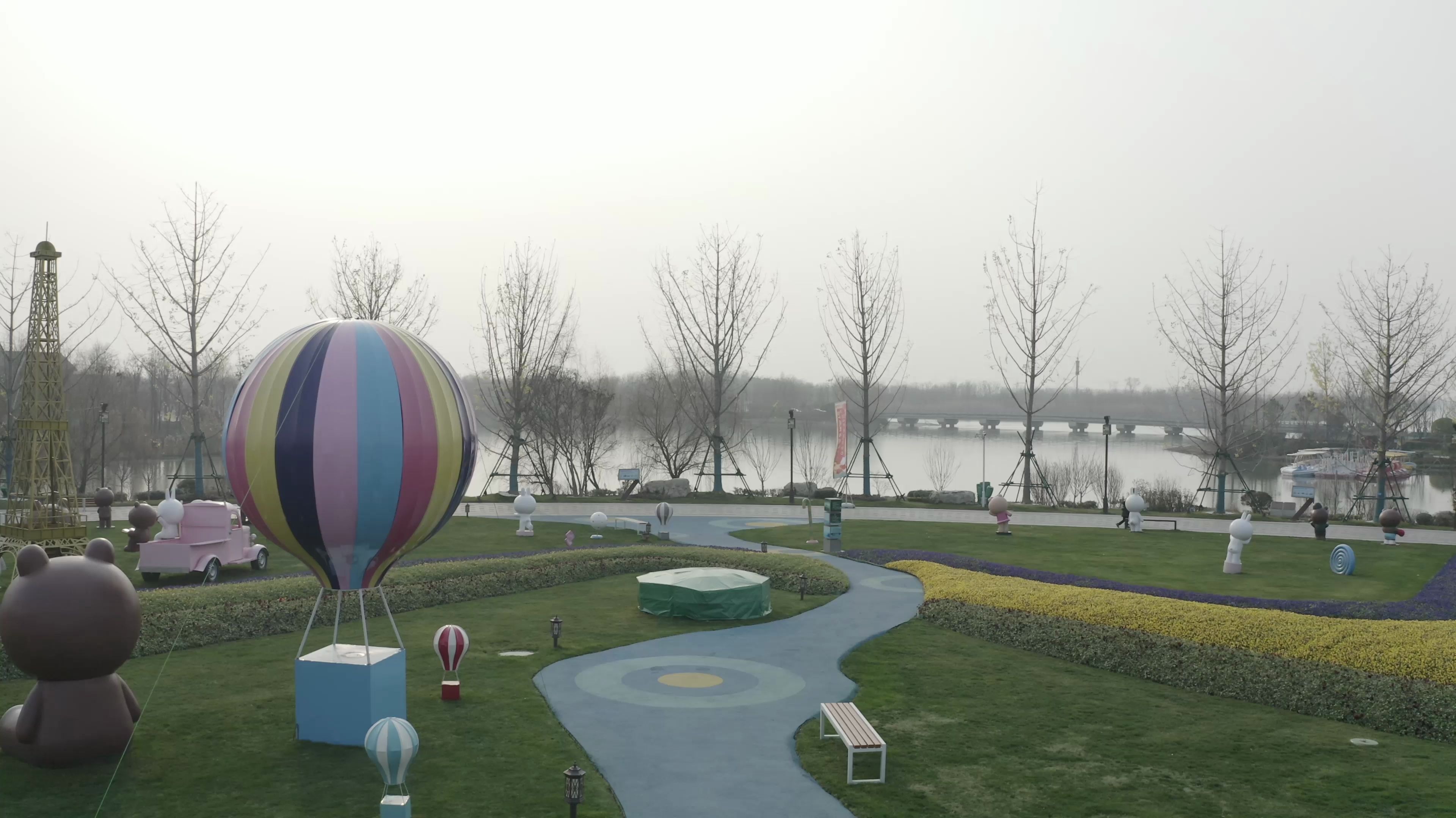 【大疆御2哈苏】冬日里的潘安湖~【航拍|江苏徐州贾汪潘安湖 2020.