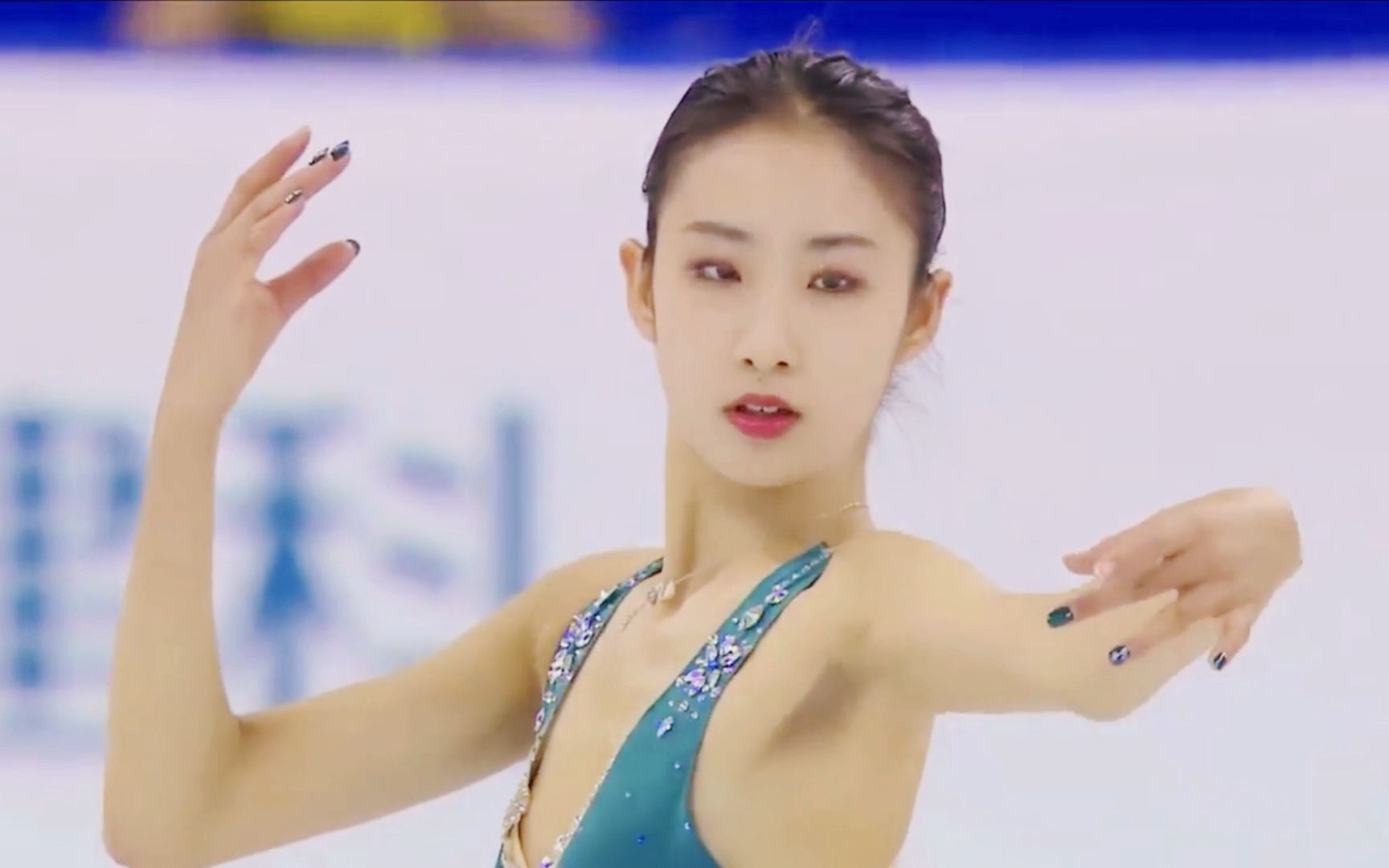 花样滑冰 陈虹伊 这样的美女你不爱吗?