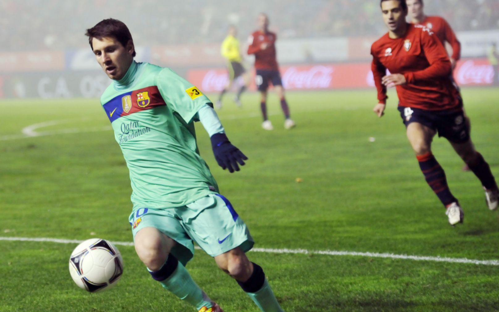 【梅西集锦298】2012年1月13日 国王杯1/8决赛 次回合 奥萨苏纳vs