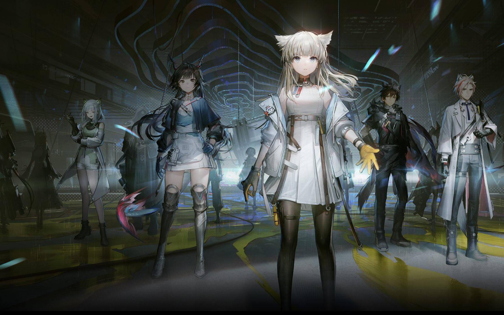 【存档,待补充】明日方舟:终末地官网角色剪影开屏动画(附bgm,语音和