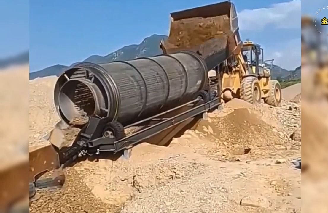 筛沙机 无轴滚筒筛砂机 小型可移动砂石分离机 石料震动筛石机 大型筛