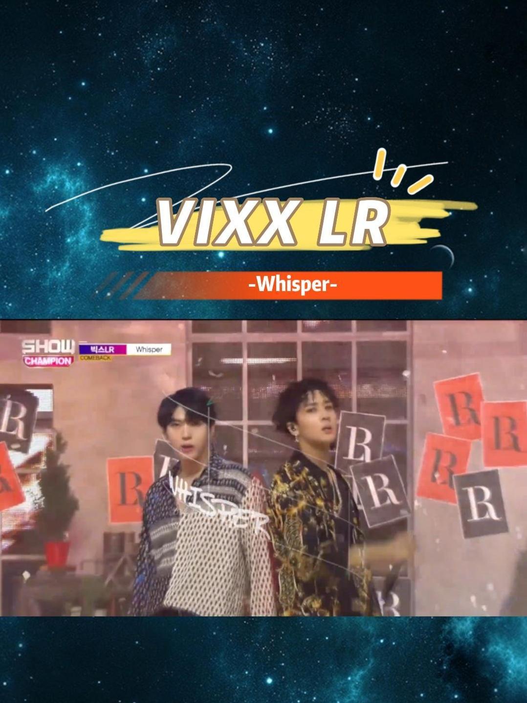 VIXX LR 《Whisper》哔哩哔哩bilibili