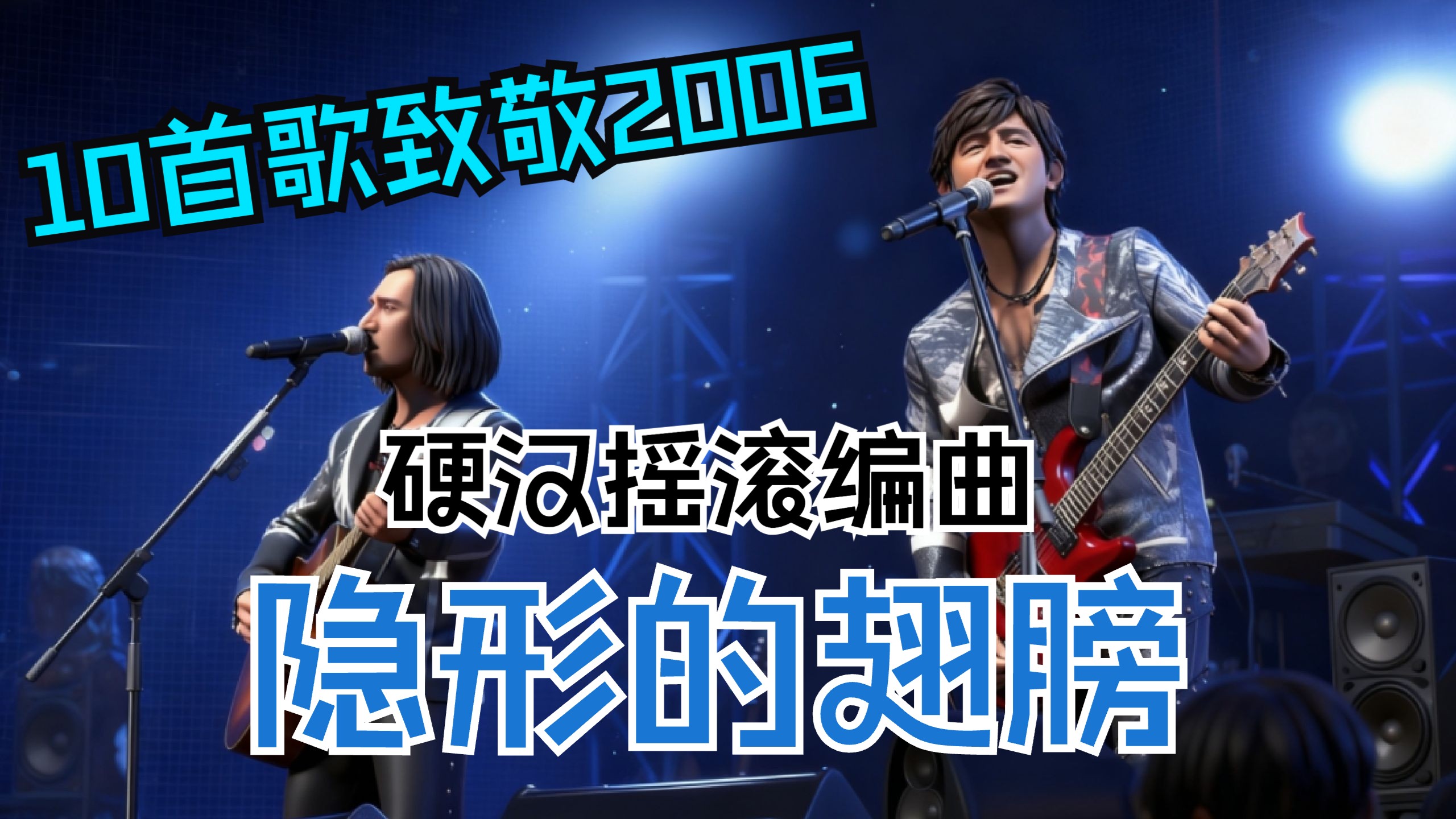 【10首歌致敬2006】用动力火车硬汉摇滚编曲风格翻唱张韶涵《隐形的翅膀》？