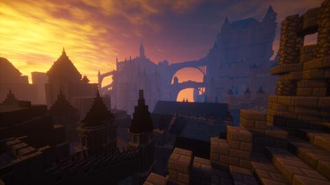 Minecraft 黑暗之魂 洛斯里克城 萌新地图展示 哔哩哔哩 Bilibili